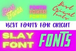 Best Fonts For Cricut (FREE & Paid) - Maker Industry