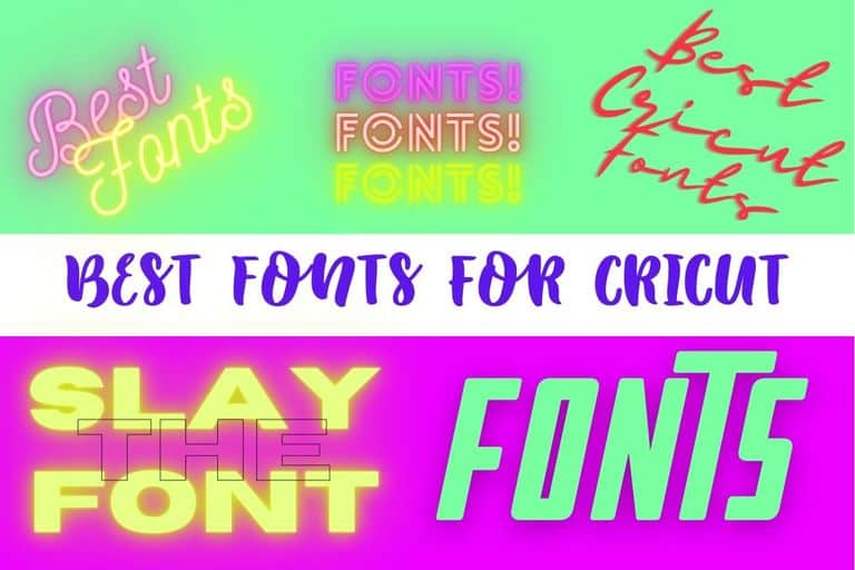 best fonts for cricut vinyl
