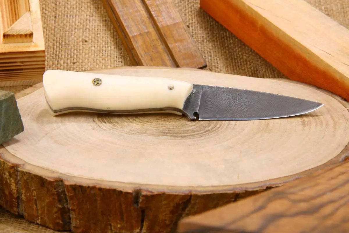 wood knife handle