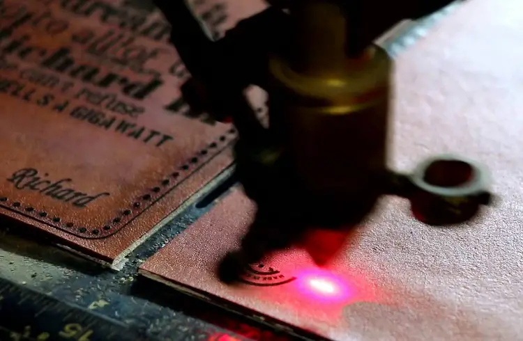 Laser Design on Leather