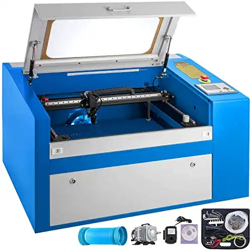 Mophorn Laser Cutting Machine 50W CO2,12x20 Inch Engraver Cutter with Auxiliary Rotary Device