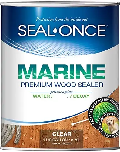 SEAL-ONCE MARINE - 1 Gallon Penetrating Wood Sealer