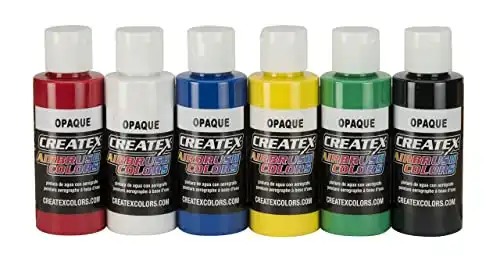 Createx Colors 5803-00 2 oz Opaque Airbrush Paint Set