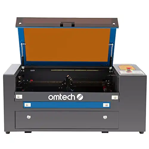 OMTech 50W CO2 Laser Engraver and Rotary Axis
